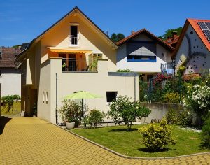 Gartenansicht Haus Lavendel - Ferienwohnungwn am Kaiserstuhl